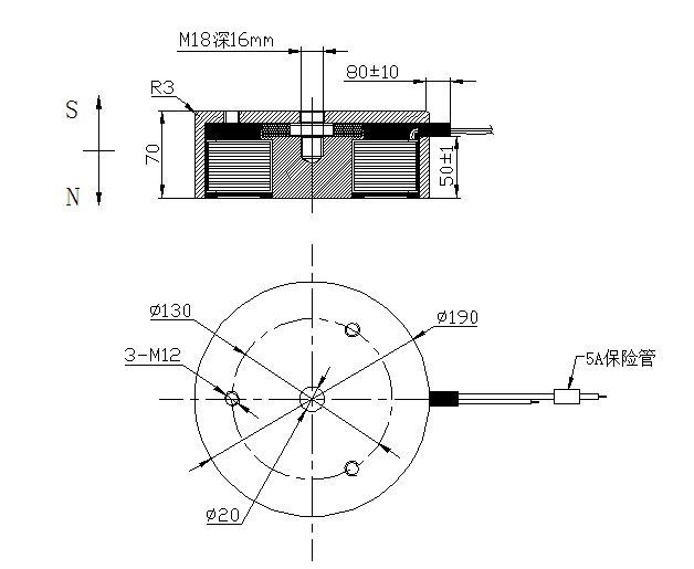 电永磁米兰体育开户-米兰体育平台
尺寸图