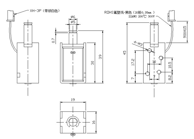 电饭煲用推拉式米兰体育开户-米兰体育平台
尺寸图